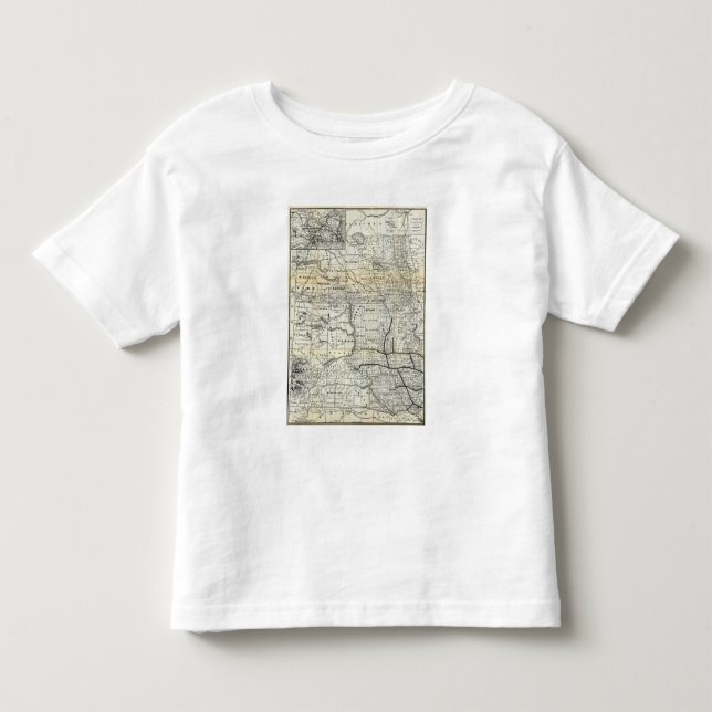 Korrigera kartan av Dakota Tee Shirt (Framsida)