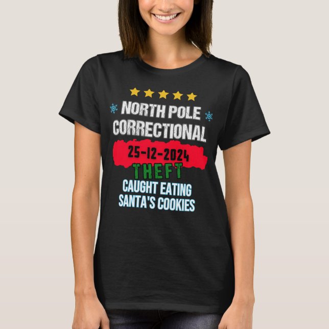 Korrigerad stöld av Nordpolen som fick nybörjare T Shirt (Framsida)