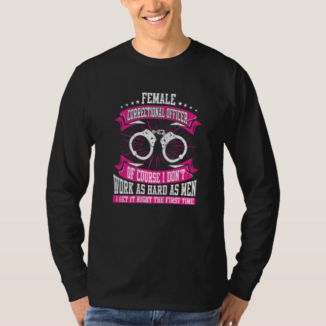 Korrigering av kvinnliga korrigeringar för fängels t shirt (Framsida)