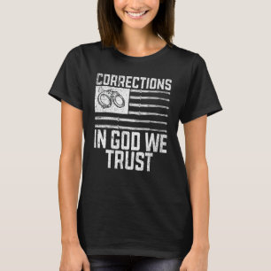 Korrigeringar i Gud vi litar på korrektionsförrätt T Shirt