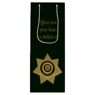 Korrigeringsansvarig Badge,Guld-Gree-Vin Gift Bag