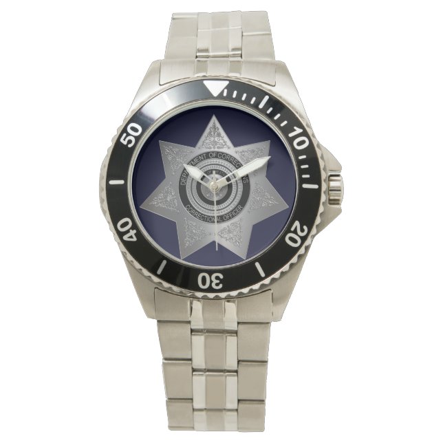Korrigeringsansvarig Badge Silver Wrist Watch Armbandsur (Framsida)