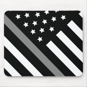 Korrigeringsansvarig Black Grått Flagga-musmatta Musmatta