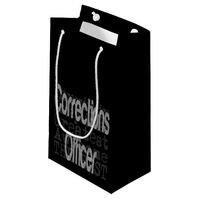 Korrigeringsansvarig Extraordinaire Small Gift Bag (Framsidan Vinklad)