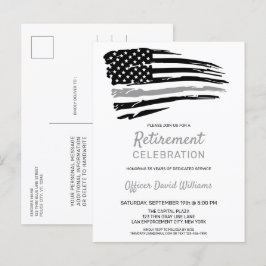 Korrigeringsansvarig Pension Party Amerika Flagga Meddelande Vykort