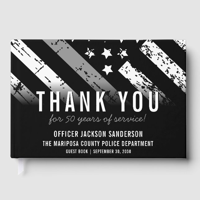 Korrigeringsansvarig Pension Thin Silver Line Gästböcker (Framsida)