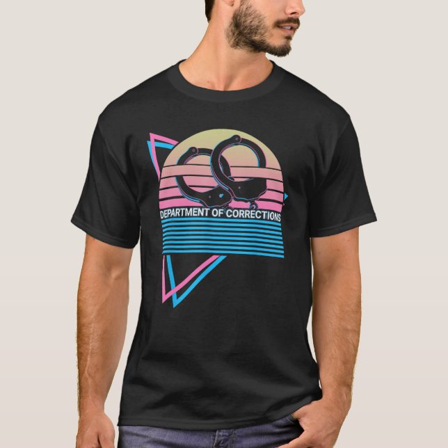 Korrigeringsansvarig Retro Department of Correctio T Shirt (Framsida)
