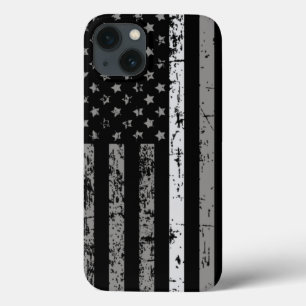 Korrigeringsansvarig Thin Grått Line American Flag