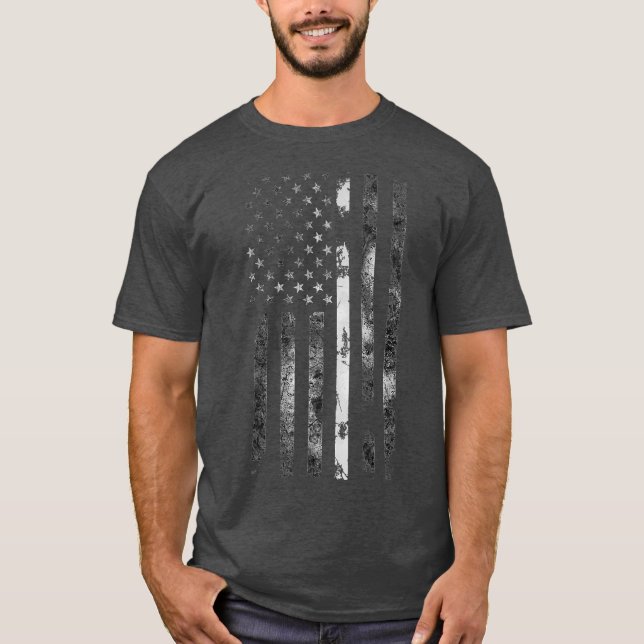 Korrigeringsansvarig Thin Silver Line T Shirt (Framsida)