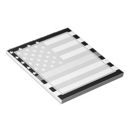 Korrigeringsansvarig Thin Silver Line USA flagga Anteckningsblock