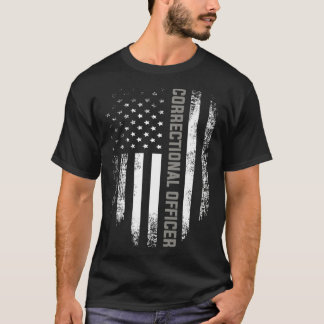 Korrigeringsansvarig vintage med amerikansk Flagga T Shirt