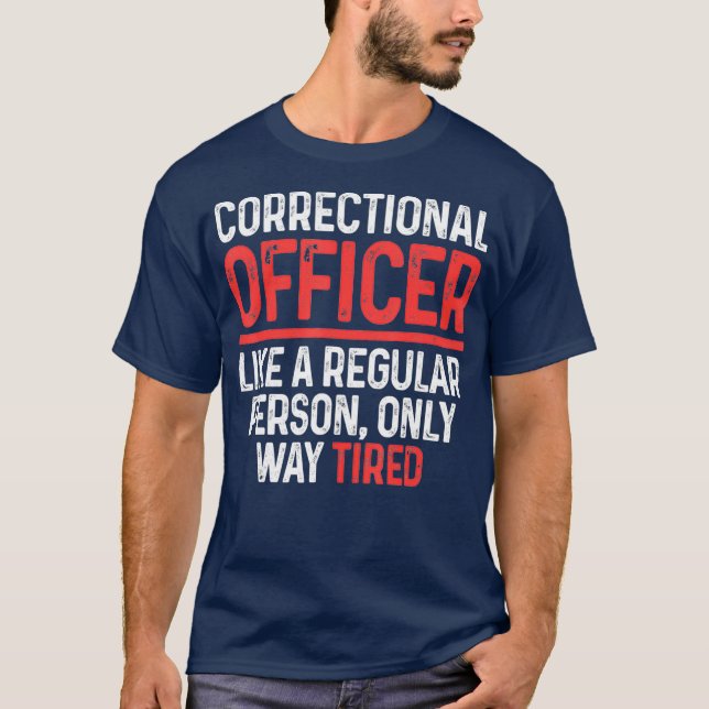 Korrigeringsansvarig, Way Tired Corrections T Shirt (Framsida)