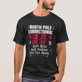 Korrigeringsbestickning av Nordpolen lämnat cookie T Shirt