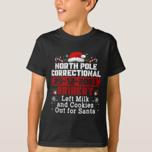 Korrigeringsbestickning av Nordpolen Lämnat Mjölk  T Shirt