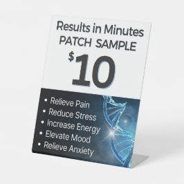 Korrigeringsexempel - $10 Pedestal-tecken