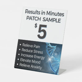 Korrigeringsexempel - $5 Pedestal-tecken