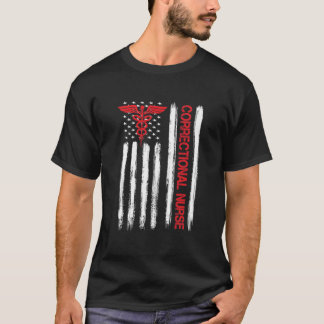Korrigeringssjuksköterska, sjuksköterska, patrioti t shirt