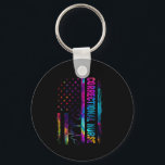 Korrigeringssjuksköterska Tie Dye American Flagga  Nyckelring<br><div class="desc">Korrigeringssjuksköterska Tie Dye American Flagga Patriotic Nurse Day</div>