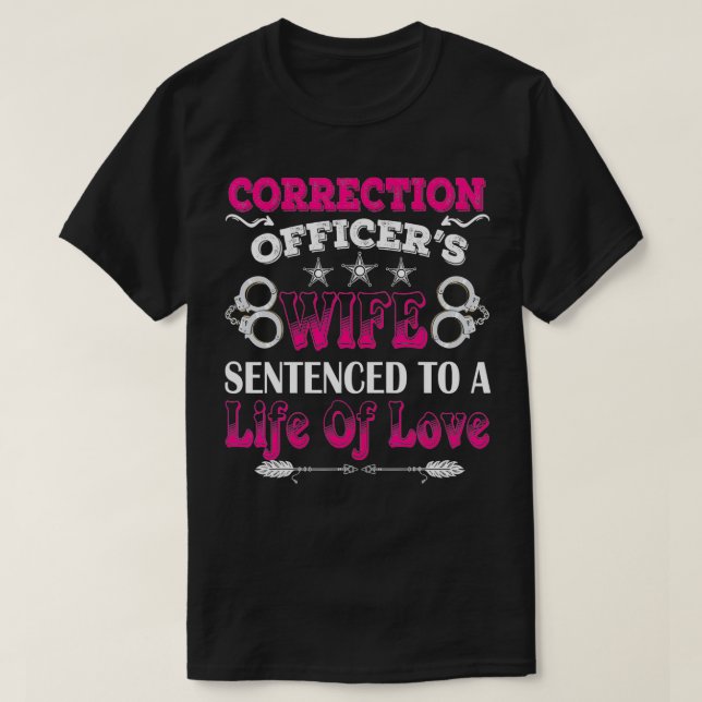 Korrigeringstjänstemän som dömts till ett liv av L T Shirt (Design framsida)