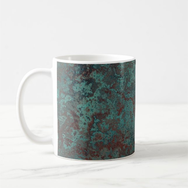 Korrosion "Copper" print mugg (Vänster)