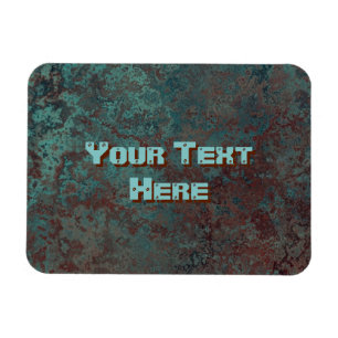 Korrosion "Copper" skriver ut flexibel text Magnet