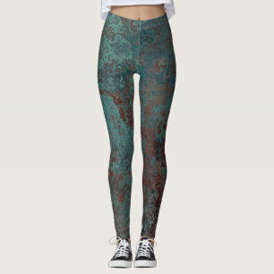 Korrosion "Copper", tryckta strängar Leggings