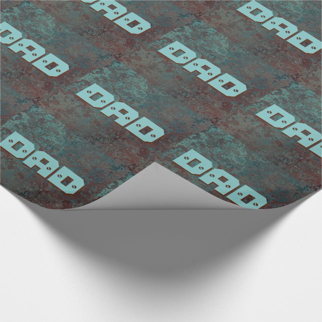 Korrosion " Koppar" skriver ut papper PAPPA-förpac Presentpapper (Hörn)