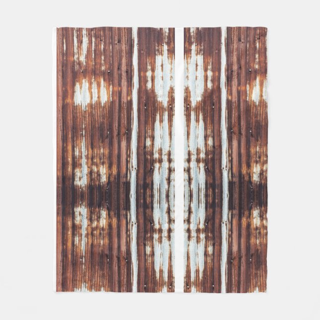 Korrugerad i tak lakan fleecefilt (Framsidan)