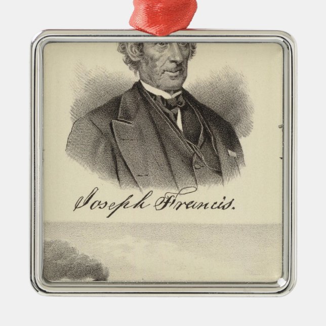 Korrugerad järnångayacht julgransprydnad metall (Framsidan)