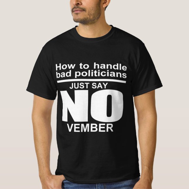 Korrupt politikar t shirt (Framsida)
