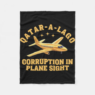 Korruption av Qatar-a-lago vid Flygplan-sikta Fleecefilt