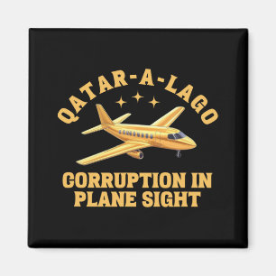 Korruption av Qatar-a-lago vid Flygplan-sikta Magnet