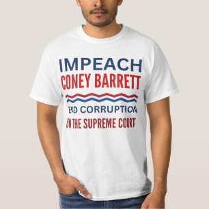 Korruption i Impeach Coney Barrett Supreme Court T Shirt
