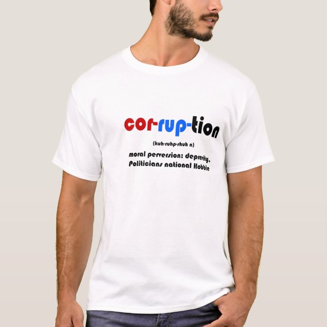 KORRUPTION TEE SHIRT (Framsida)