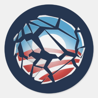 Korruptionskultur/Michelle Malkin Sticker Runt Klistermärke