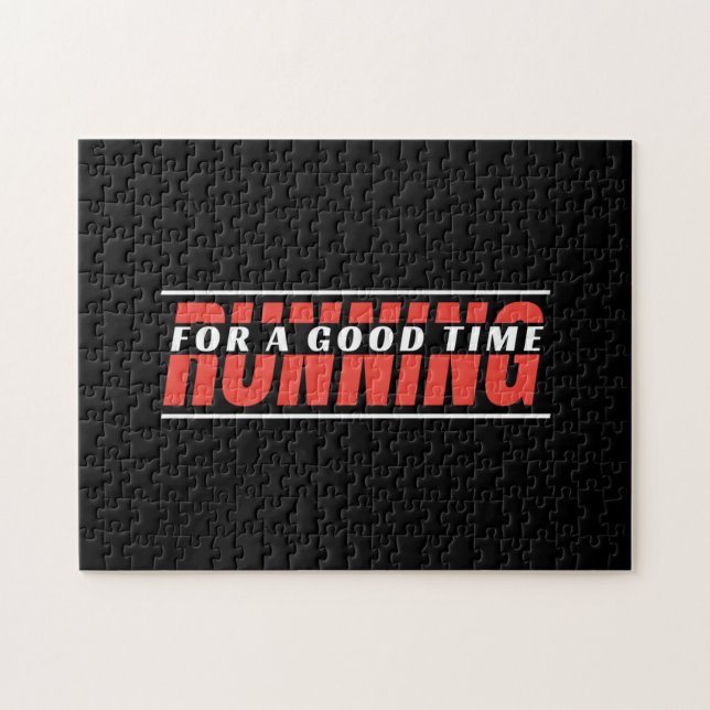 Körs för en Bra - Mindset för Springer Pussel (Horisontell)