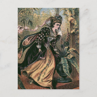 "Körs från Boll"-Vintagen Illustration Vykort