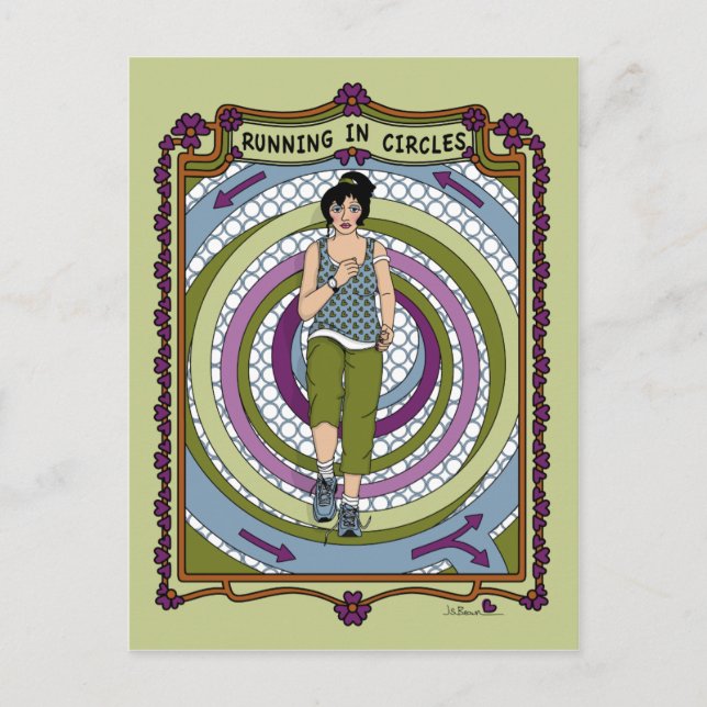 Körs i Circles_A_ Postcard Vykort (Framsida)