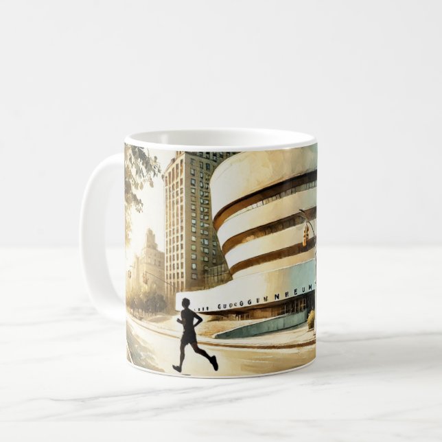 Körs i New York Guggenheim Kaffemugg (Framsida vänster)