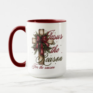 Kors Jesus Är Anledningen Till Säsongen Mugg