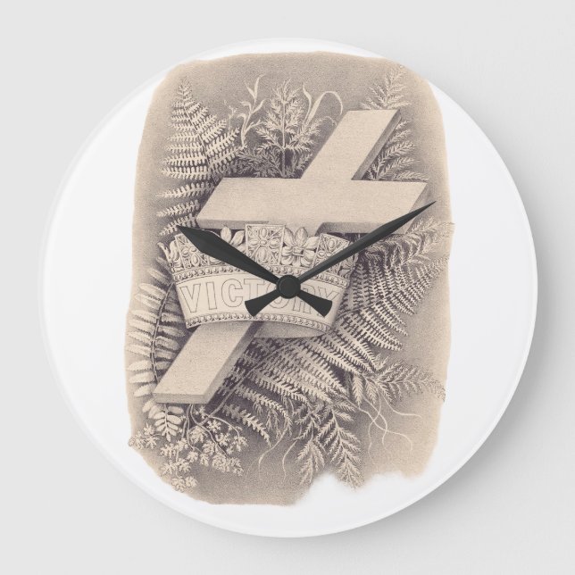 Kors med en krona och seger stor klocka (Framsida)