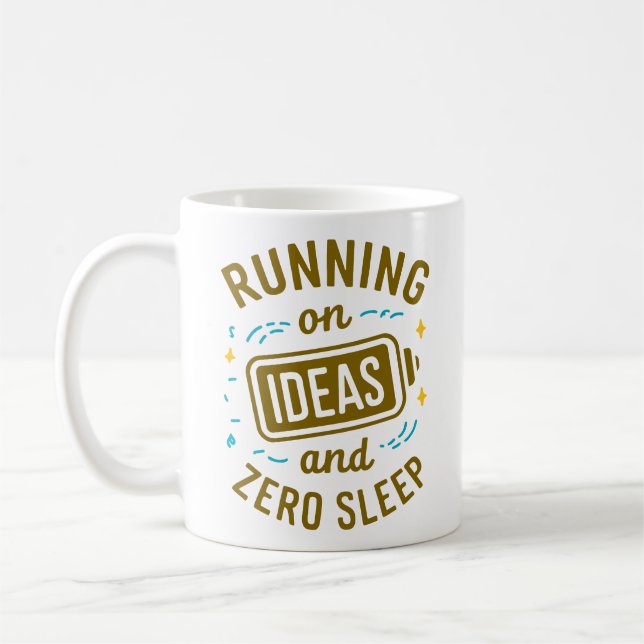 Körs med Idéer och nollviloläge utbytbart Kaffemugg (Vänster)