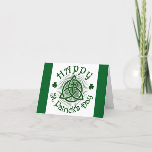 Kors Och Shamrock Julkort Helgkort