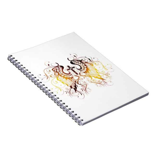 Kors och vingar anteckningsbok (Högra Sidan)