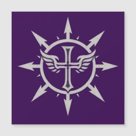 "Kors och vingar emblem" Magnet