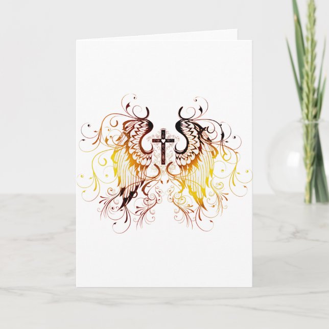 Kors och vingar helgkort (Framsida)