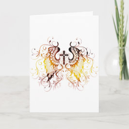 Kors och vingar helgkort