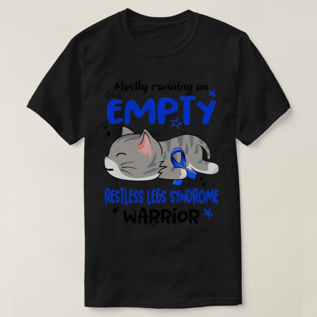Körs oftast på Tom Restless Ben Syndrome Krig T Shirt (Design framsida)