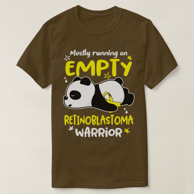 Körs oftast på tom Retinoblastoma Warrior2 T Shirt (Design framsida)