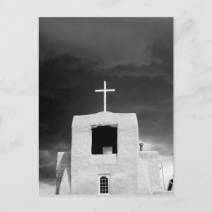 Kors på äldsta kyrkan, San Miguel, Santa Fe, Vykort